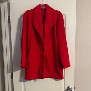 NEVER WORN Amazon Women's Bold Red Coat